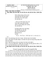 Đề thi thử Quốc gia lần 3 năm 2015 môn Ngữ Văn trường THPT Chuyên Nguyễn Huệ, Hà Nội