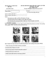 ĐỀ THI CHỌN HỌC SINH GIỎI tỉnh Bến Tre 2007 - 2008