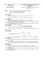 Đề ghi giải toán trên máy tính cầm tay lớp 9 THCS huyện Bình Giang năm 2013 - 2014 môn toán