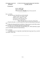 Đề thi - Đáp án thi tuyển sinh lớp 10 THPT tỉnh Bình Định năm 2014 - 2015_Văn