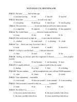 Đề thi thử THPT quốc gia môn Tiếng Anh 2015 số 27