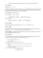 Đề thi thử THPT Quốc gia môn Toán năm 2015-3