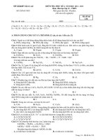 Đề kiểm tra Học kỳ II lớp 12 năm 2012 - 2013, THPT Lê Thánh Tông tỉnh Gia Lai môn hóa