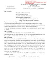 Đề thi thử Quốc gia môn Văn lần 4 năm 2015