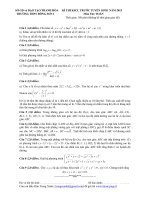 ĐỀ THI THỬ THPT QUỐC GIA MÔN TOÁN ĐỀ SỐ 10