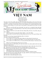 Tài liệu hỗ trợ hướng dẫn viên du lich thuyết minh xuyên việt