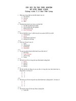 Tuyển tập câu hỏi ôn tập trắc nghiệm hệ điều hành LINUX