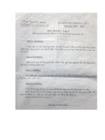 Sưu tầm đề học sinh giỏi sinh học lớp 8 tham khảo bồi dưỡng các năm (11)