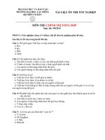 Tuyển tập trắc nghiệm ôn thi tốt nghiệp chính trị tổng hợp.PDF