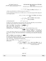 Đề thi thử THPT Quốc gia năm 2015 môn Toán trường THPT Thanh Chương 3, Nghệ An