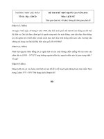 Đề thi thử THPT Quốc gia năm 2015 môn Lịch Sử trường THPT Lộc Phát, Lâm Đồng