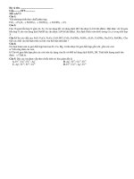 14 đề kiểm tra 15 phút hóa 12