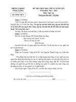 Đề thi học sinh giỏi lớp 9 THCS huyện Vĩnh Tường năm 2013 - 2014