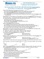 Đề 2 Tính quy luật của hiện tượng di truyền