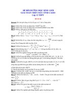 ĐỀ THI THỬ HSG MÁY TÍNH CASIO ĐỀ 40