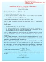 Đề thi thử số 5 khối A B D môn toán 2015 của diễn đàn K2Pi