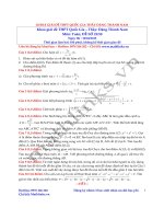 đề thi thử thpt quốc gia môn toán,đề số 23