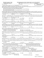 Đề thi thử đại học lần 4 năm 2014 môn Lý trường THPT Chuyên ĐH Vinh, Nghệ An mã đề 368