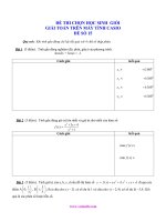 ĐỀ THI THỬ HSG MÁY TÍNH CASIO ĐỀ 15