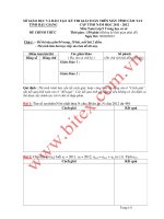 Đề thi học sinh giỏi Giải toán trên Máy tính cầm tay cấp tỉnh Hậu Giang môn Toán lớp 9