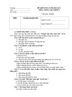 Kiểm tra Học kỳ I_Tiếng Việt lớp 5