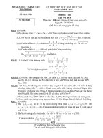 Đề thi học sinh giỏi lớp 9 THCS tỉnh Thanh Hóa năm học 2010 - 2011 môn Toán