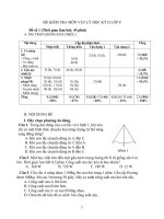 Đề kiểm tra học kì II lớp 8 môn Vật lý - Đề 1