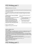 FCE Writing (Part 1, 2)