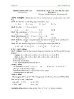 Đề kiểm tra học kỳ II toán 7 THCS Linh Nam