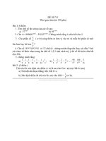 Đề thi thử Học sinh giỏi Lớp 6 môn Toán_6