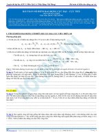 Bài toán về số điểm dao động cực đại - cực tiểu