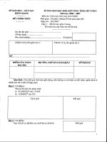 Tổng hợp đề thi HSG cấp tỉnh năm học 2006 - 2007 casio