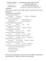 ĐỀ LT KỲ THI CHỌN HSG THPT NĂM HỌC 2014-2015 TIẾNG ANH 12