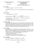 đề thi vào 10 tỉnh bắc giang