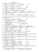 đề thi thử tn thpt hóa đề số 4