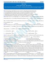 ĐỀ THI THỬ ĐẠI HỌC VẬT LÍ 2014 ĐỀ SỐ 6