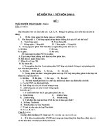 Đề thi sưu tập thi học sinh giỏi môn sinh lớp 9 tham khảo luyện thi (15)