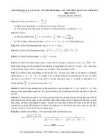 ĐỀ THI MINH HỌA - KỲ THI THPT QUỐC GIA NĂM 2015 Môn TOÁN lớp 12