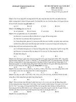 Đề số 7   thi thử THPT 2015 môn toán