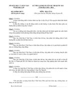 Đề thi chọn học sinh giỏi THPT thi Quốc gia tỉnh Đăk Lăk năm 2013 - 2014 môn địa lý