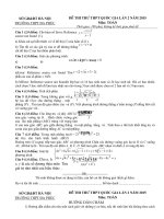 Đề thi thử Quốc gia lần 2 năm 2015 môn Toán trường THPT Đa Phúc, Hà Nội