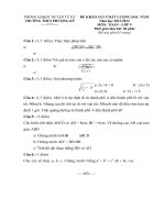 Đề thi khảo sát chất lượng đầu năm lớp 9 môn Toán năm 2013-2014 trường THCS Phượng Kỳ, Hải Dương