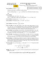 Đề thi thử THPT quốc gia Đại Học Vinh