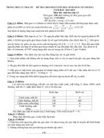 Đề thi học sinh giỏi lớp 12 THPT Lý Thái Tổ tỉnh Bắc Ninh năm 2013 - 2014 môn sinh