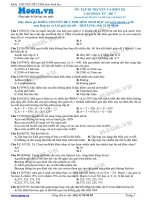 Đề 7 di truyền và biến dị cấp phân tử