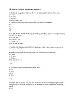 Đề thi trắc nghiệm nghiệp vụ SHB 2013