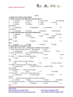 đề luyện thiđại học tiếng anh, đề thi số 26