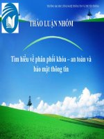 Tìm hiểu về phân phối khóa  – an toàn và bảo mật thông tin