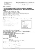 Đề luyện thi Tiếng Anh lớp 10 số 43