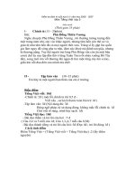 Kiểm tra định kì cuối học kì I Môn Tiếng Việt  lớp 5